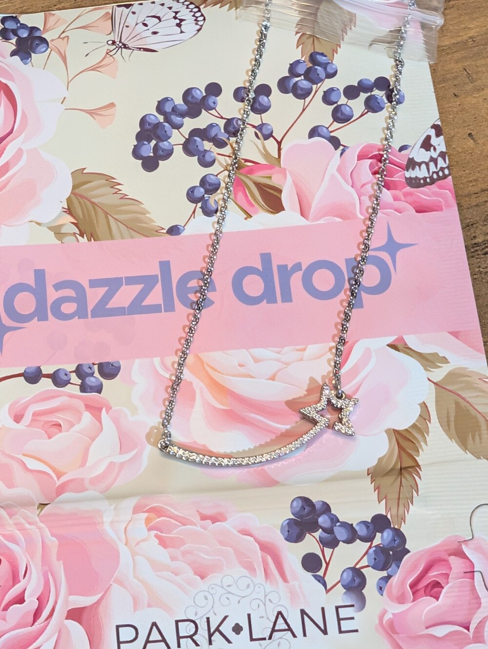 Park Lane Silver Shooting Star Necklace